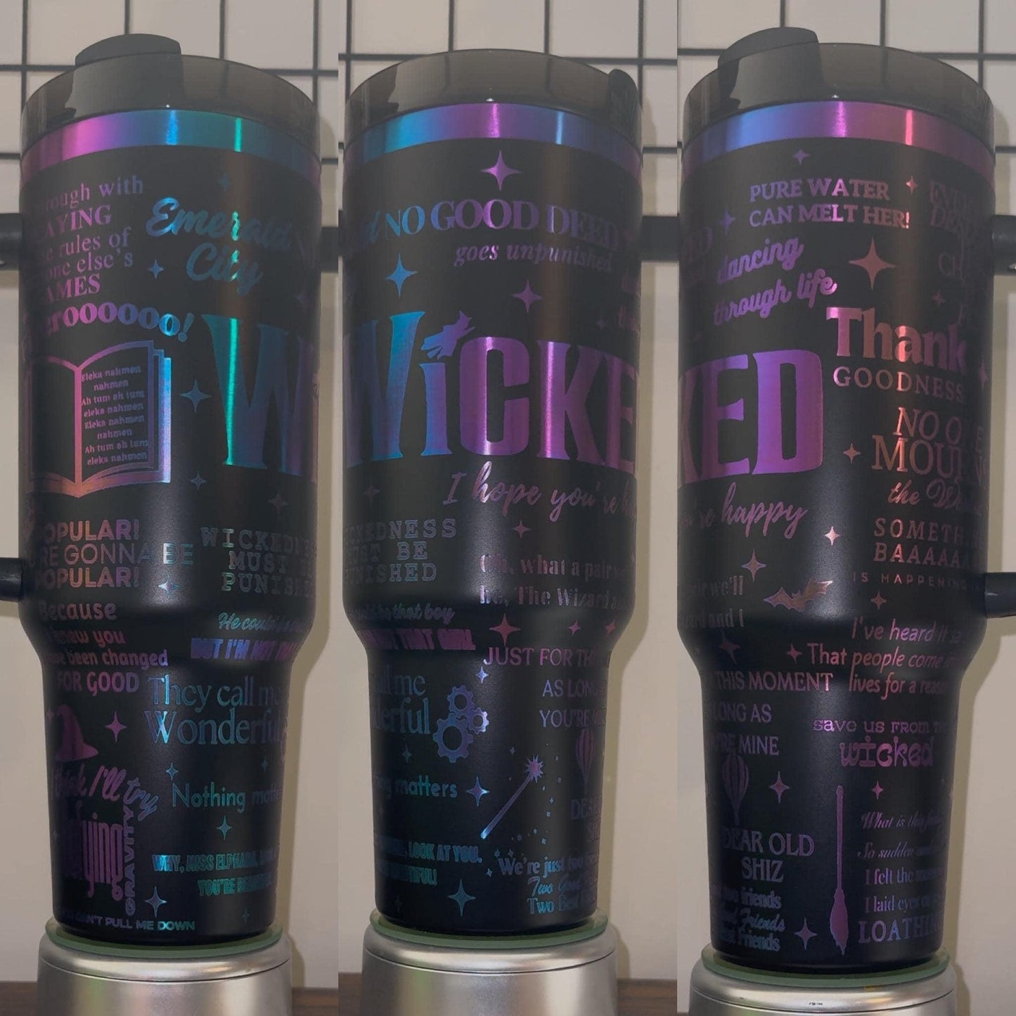 Wicked Laser Engraved Tumbler