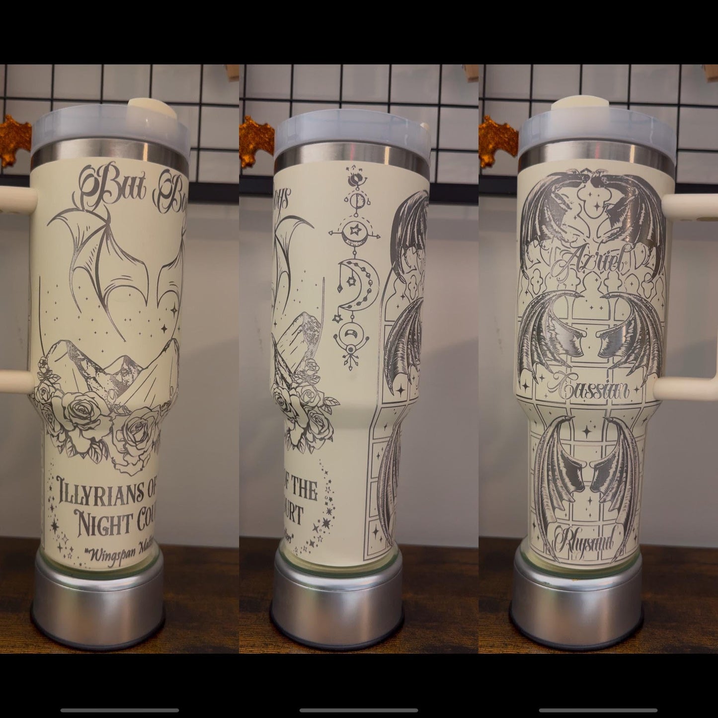 Bat Boys-ACOTAR Engraved Tumbler 30 oz